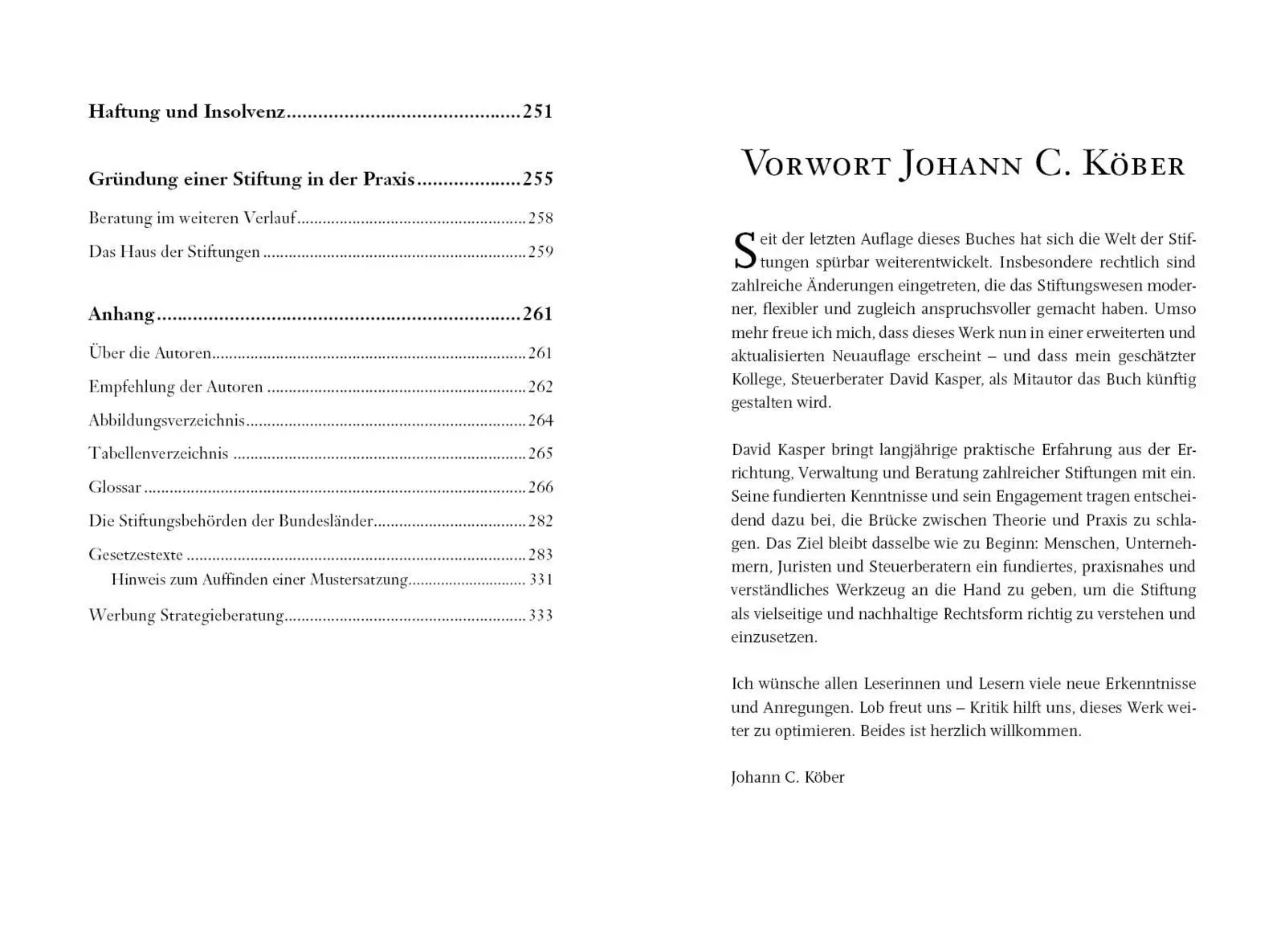 Bild: 9783959723329 | Das große Handbuch der Stiftungen | Johann C. Köber (u. a.) | Buch