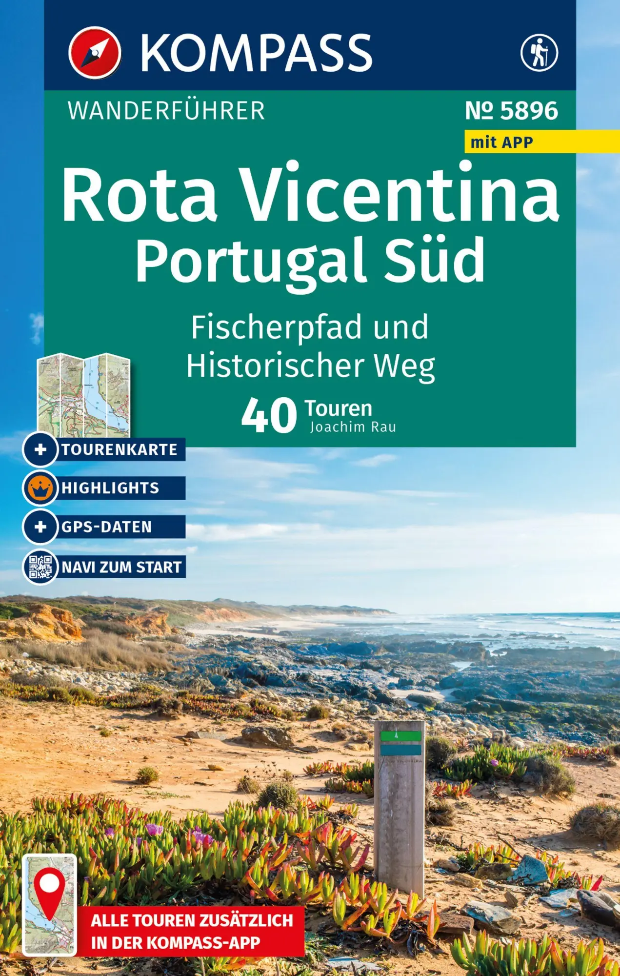 Cover: 9783991543329 | KOMPASS Wanderführer Rota Vicentina, Portugal Süd: Fischerpfad und...