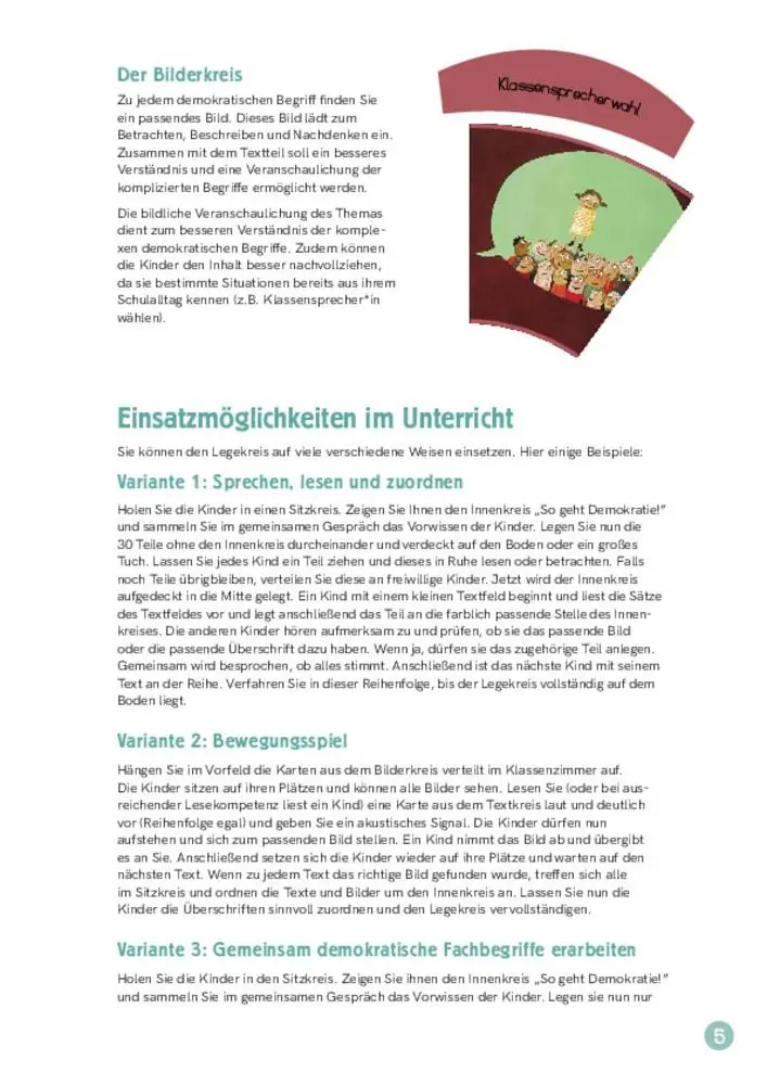 Bild: 4260694923429 | So geht Demokratie! Legekreis für die Grundschule in 10 Bildern | 8 S.
