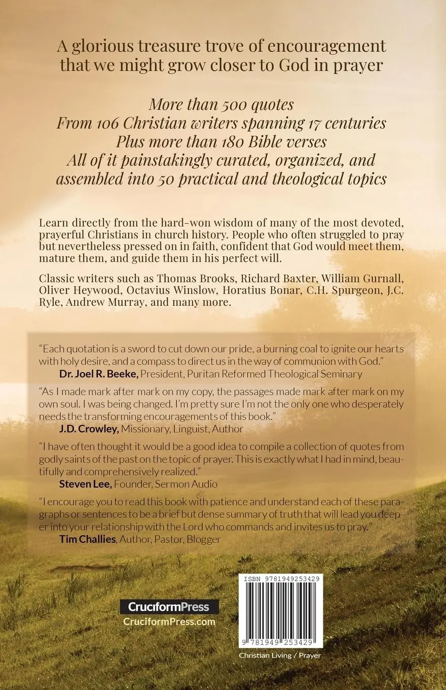 Rückseite: 9781949253429 | Pathway to Prayer | Encouragements to Pray from Voices of the Past