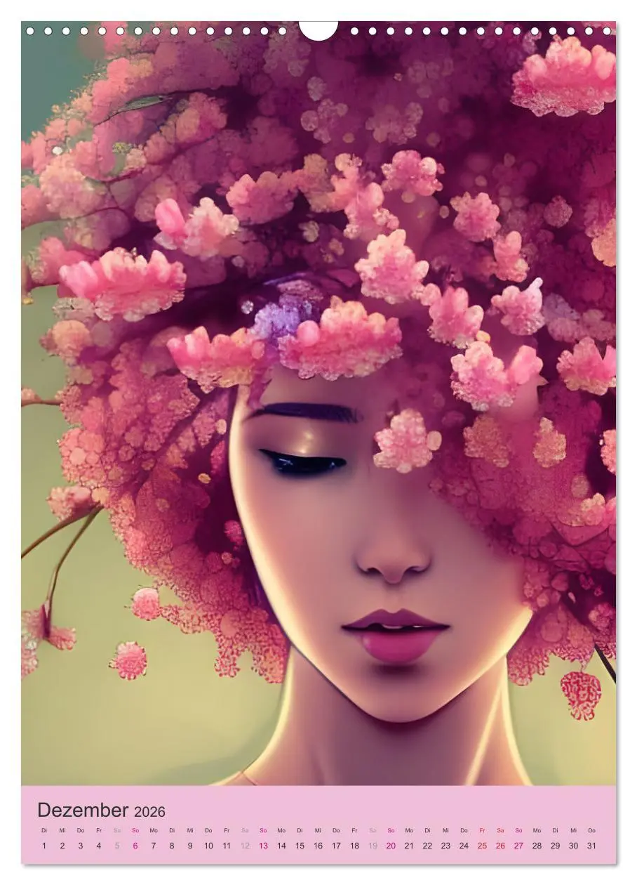 Bild: 9783516323429 | Japanische Kirschblüten - Portraits zum Träumen (Wandkalender 2026...