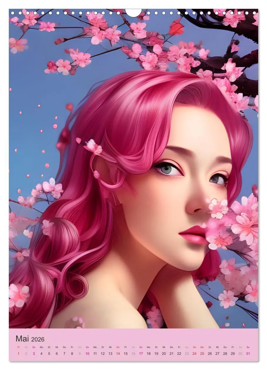 Bild: 9783516323429 | Japanische Kirschblüten - Portraits zum Träumen (Wandkalender 2026...
