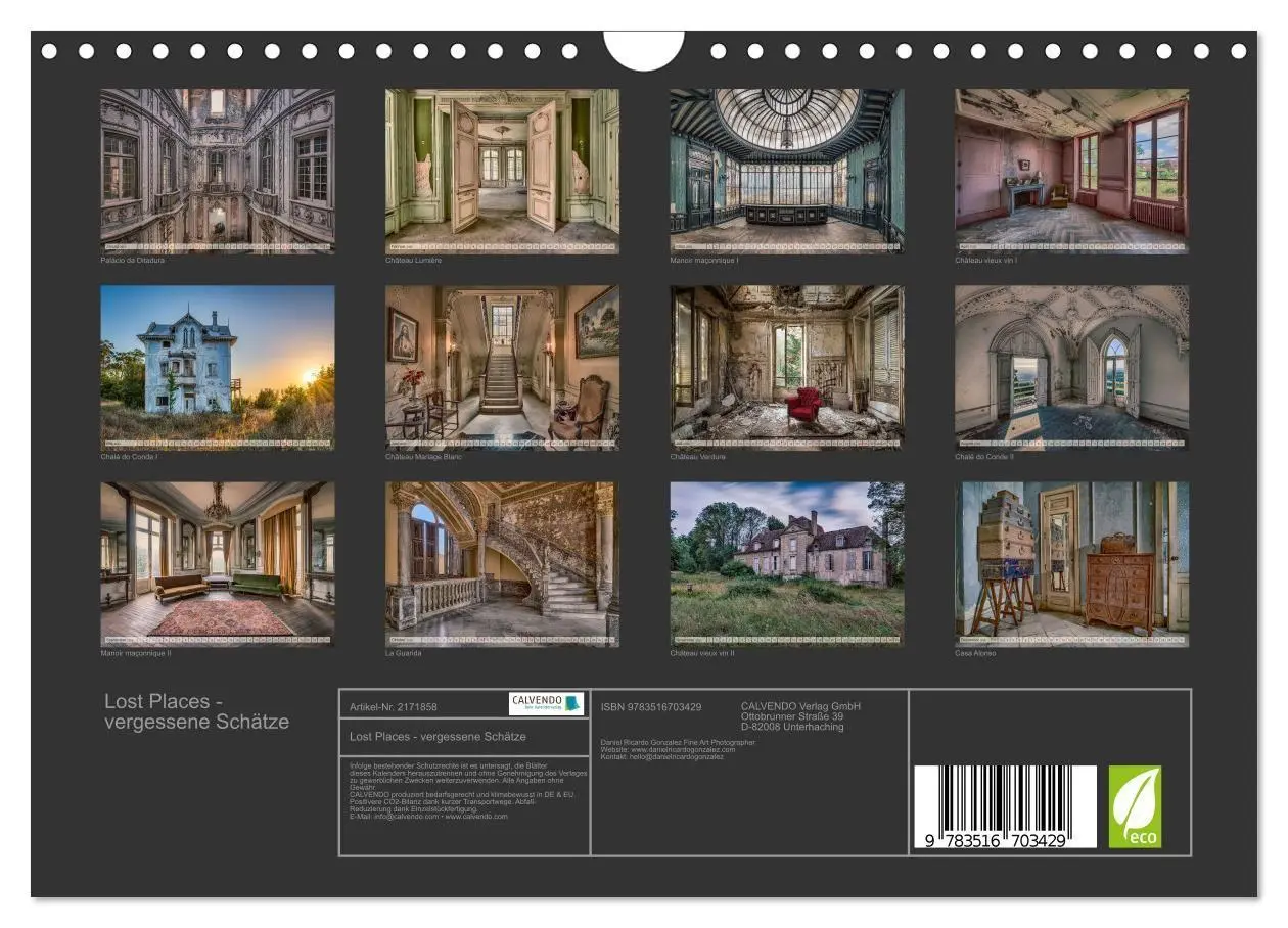 Bild: 9783516703429 | Lost Places - vergessene Schätze (Wandkalender 2026 DIN A4 quer),...