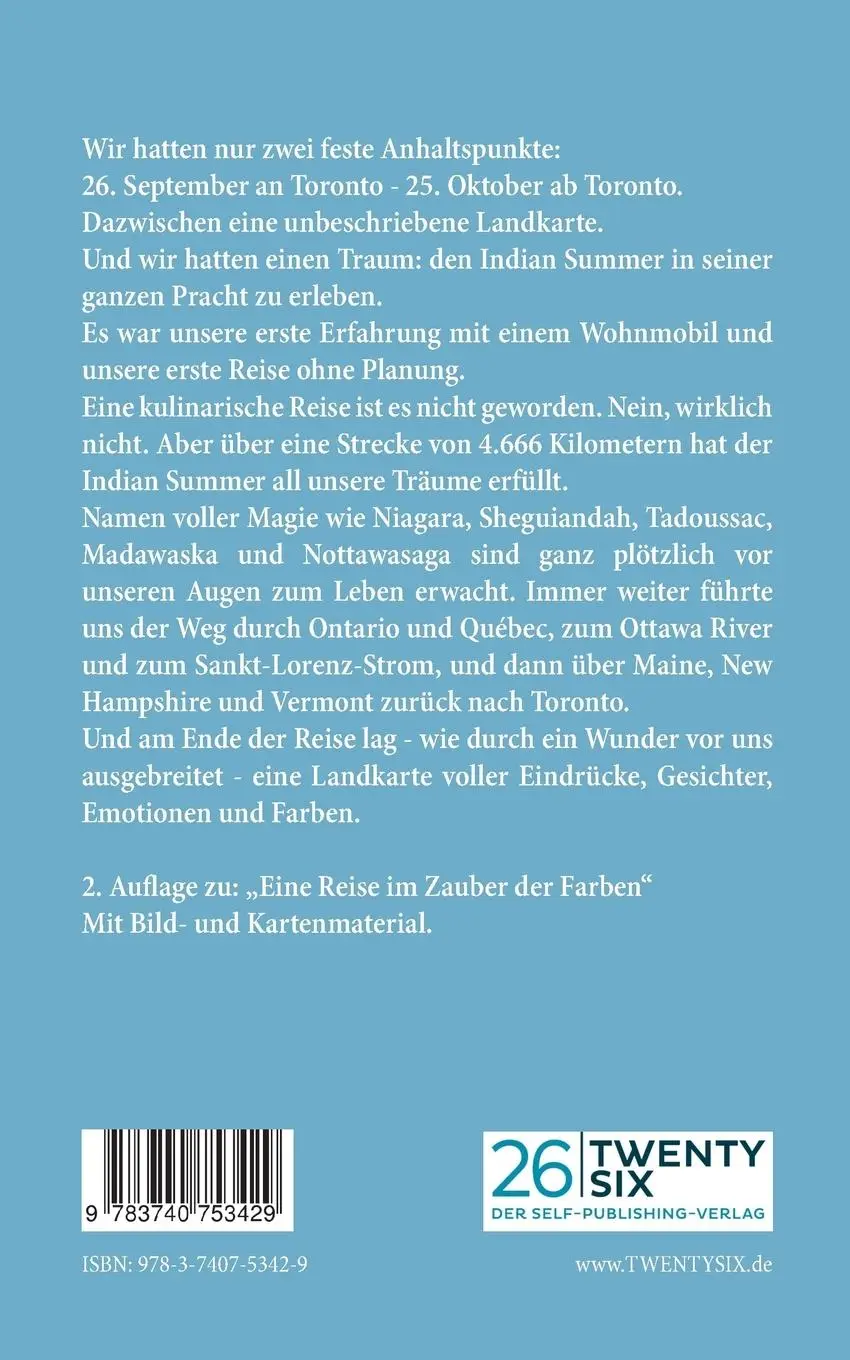 Rückseite: 9783740753429 | Indian Summer | Mit dem Wohnmobil im Zauber der Farben | Knoll | Buch