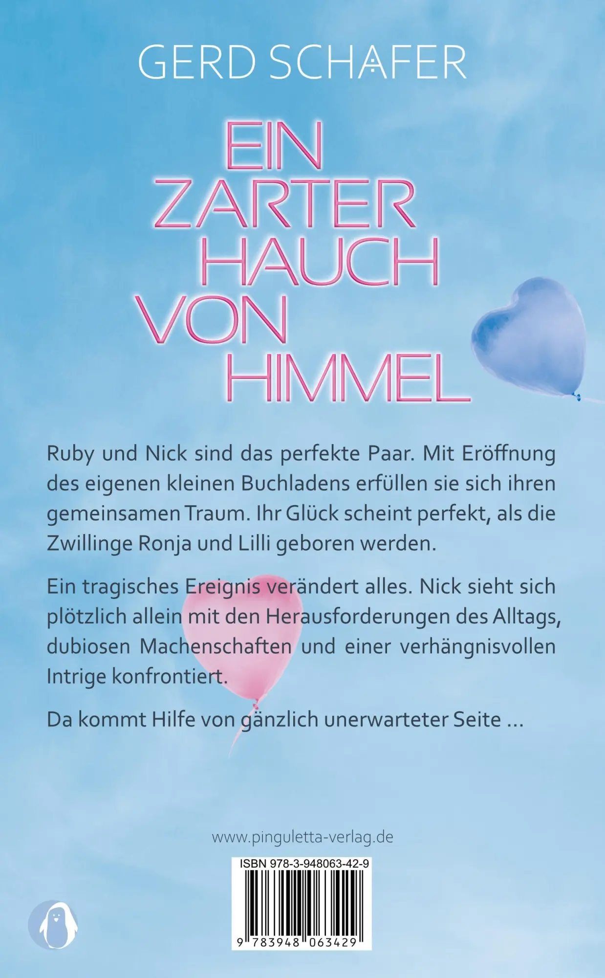 Rückseite: 9783948063429 | Ein zarter Hauch von Himmel | Gerd Schäfer | Taschenbuch | 326 S.