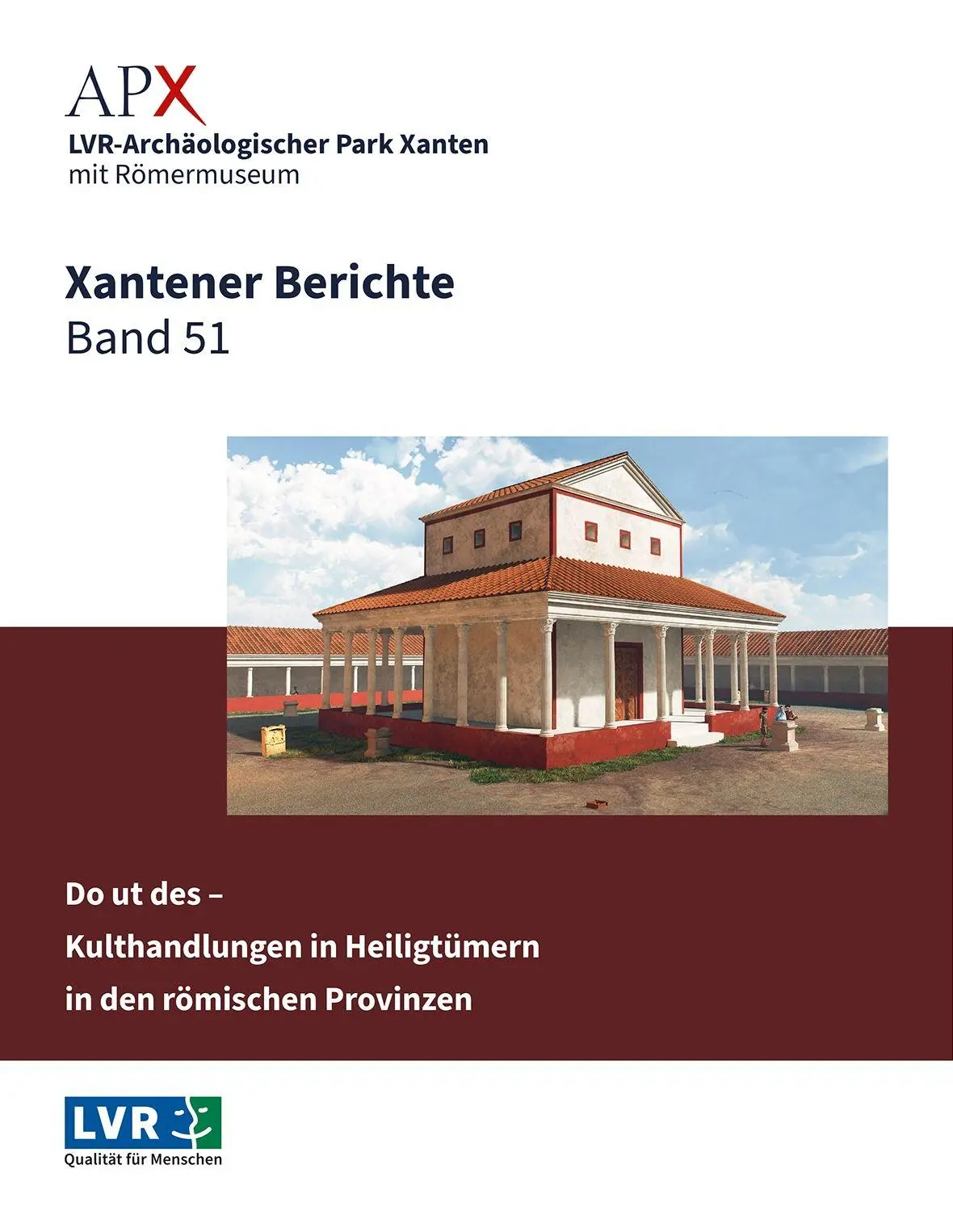 Cover: 9783961763429 | Xantener Berichte Band 51 | LVR-RömerMuseum | Buch | Xantener Berichte