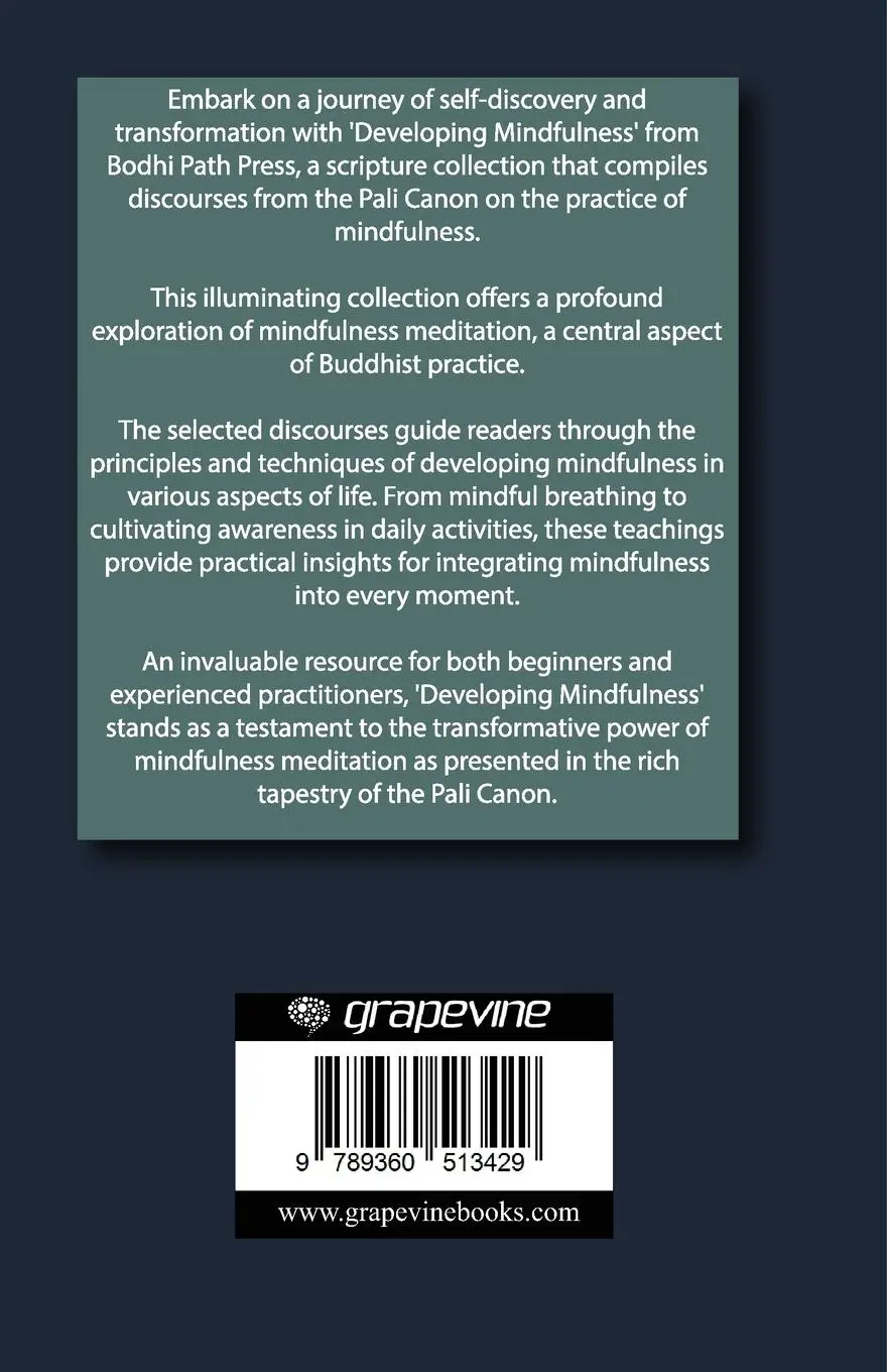 Rückseite: 9789360513429 | Developing Mindfulness | Bodhi Path Press | Taschenbuch | Englisch
