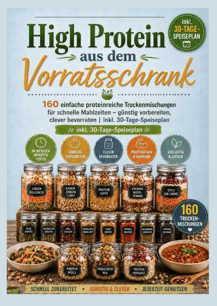 Cover: 9789403933429 | High Protein aus dem Vorratsschrank: 160 einfache proteinreiche...