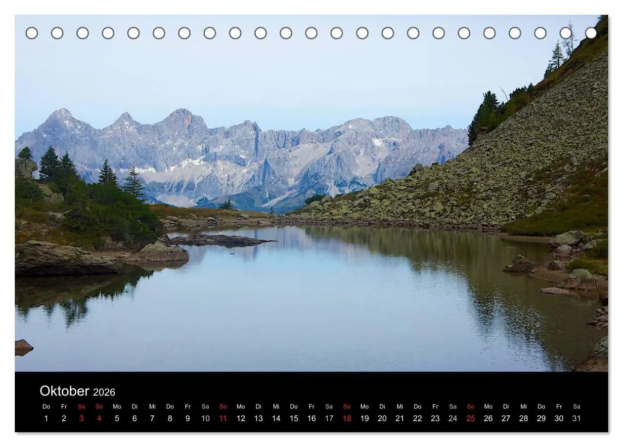 Bild: 9783516173529 | Der Dachstein - Massiv in den Alpen (Tischkalender 2026 DIN A5...