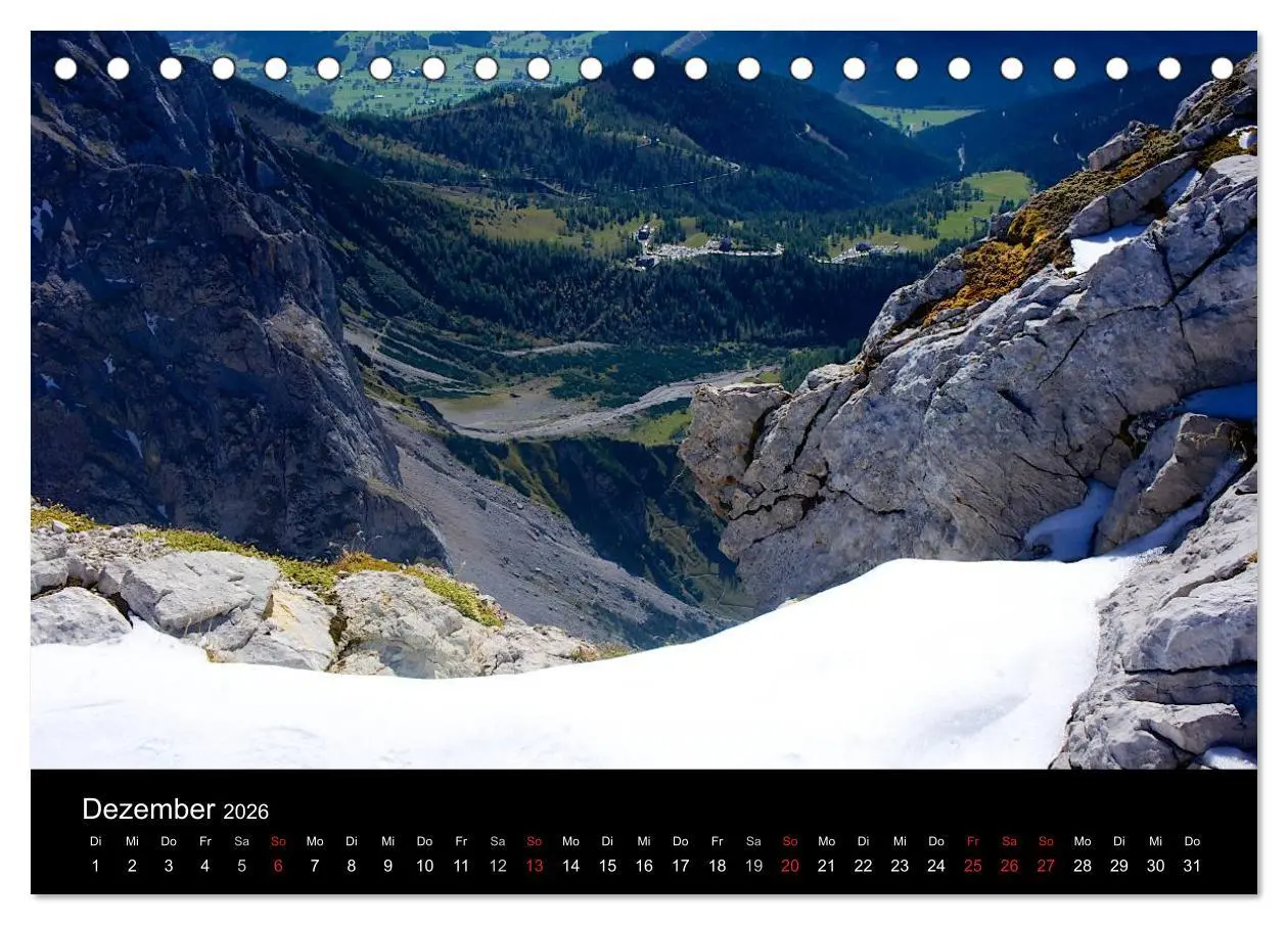 Bild: 9783516173529 | Der Dachstein - Massiv in den Alpen (Tischkalender 2026 DIN A5...