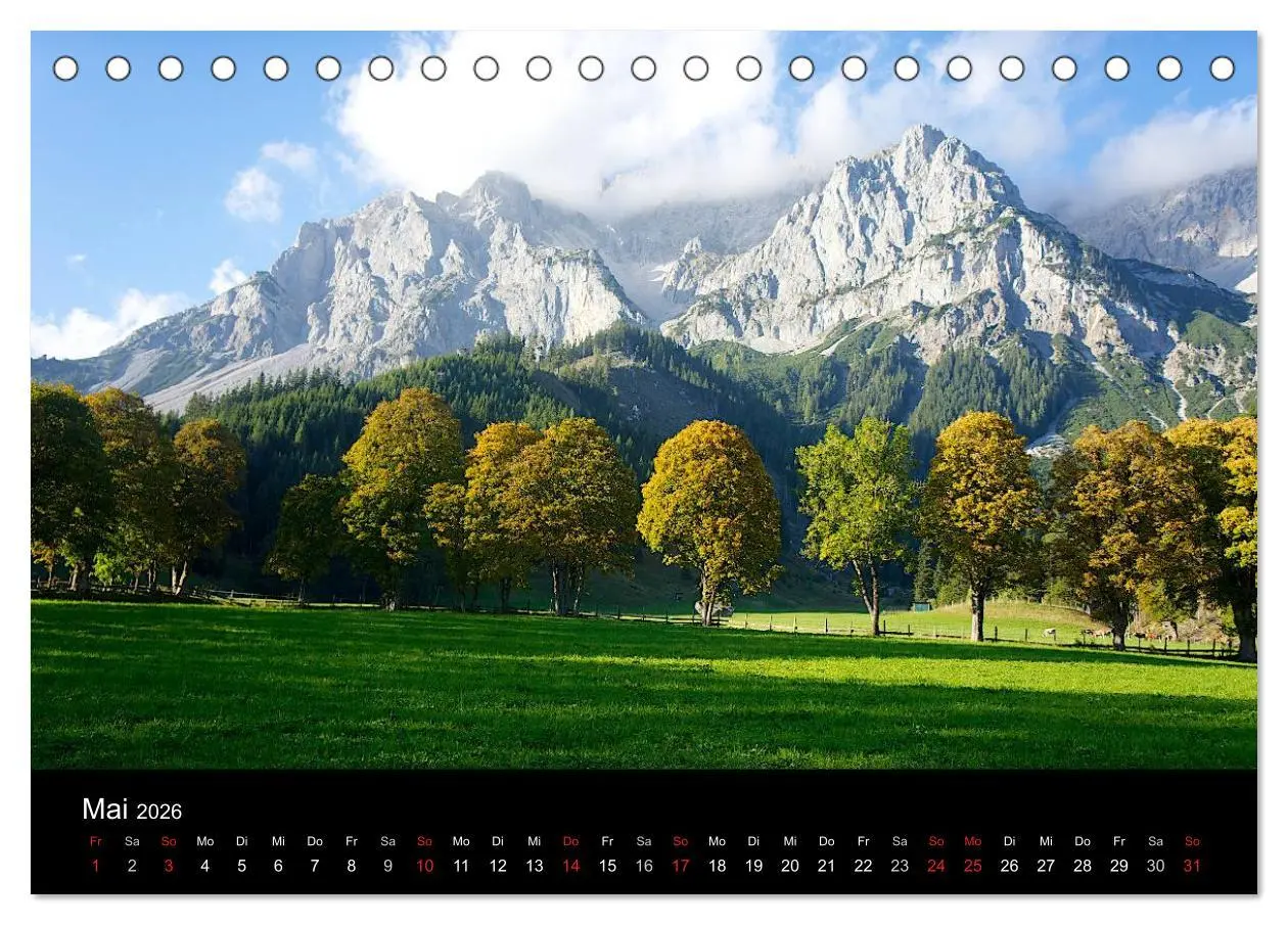 Bild: 9783516173529 | Der Dachstein - Massiv in den Alpen (Tischkalender 2026 DIN A5...