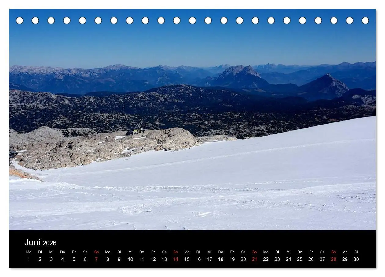 Bild: 9783516173529 | Der Dachstein - Massiv in den Alpen (Tischkalender 2026 DIN A5...