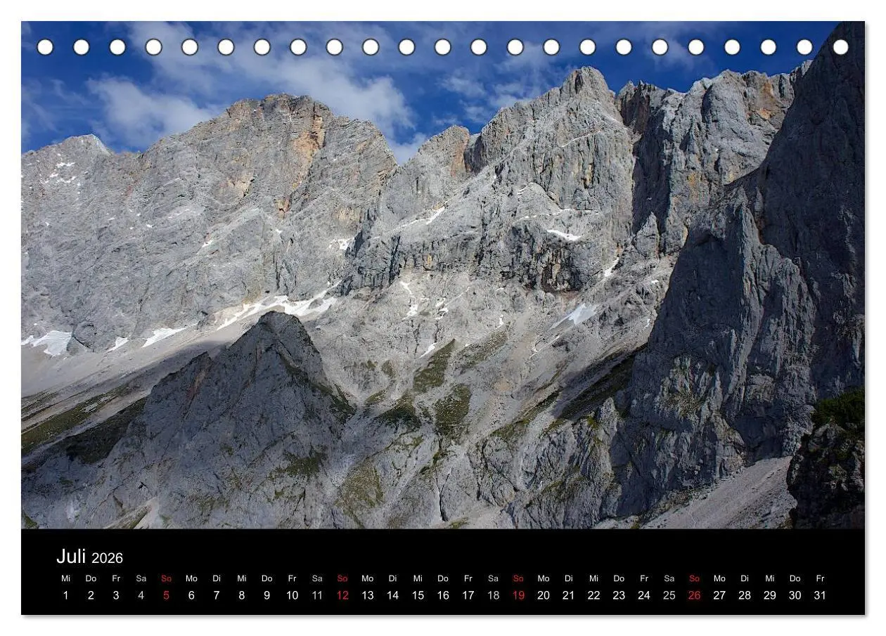 Bild: 9783516173529 | Der Dachstein - Massiv in den Alpen (Tischkalender 2026 DIN A5...