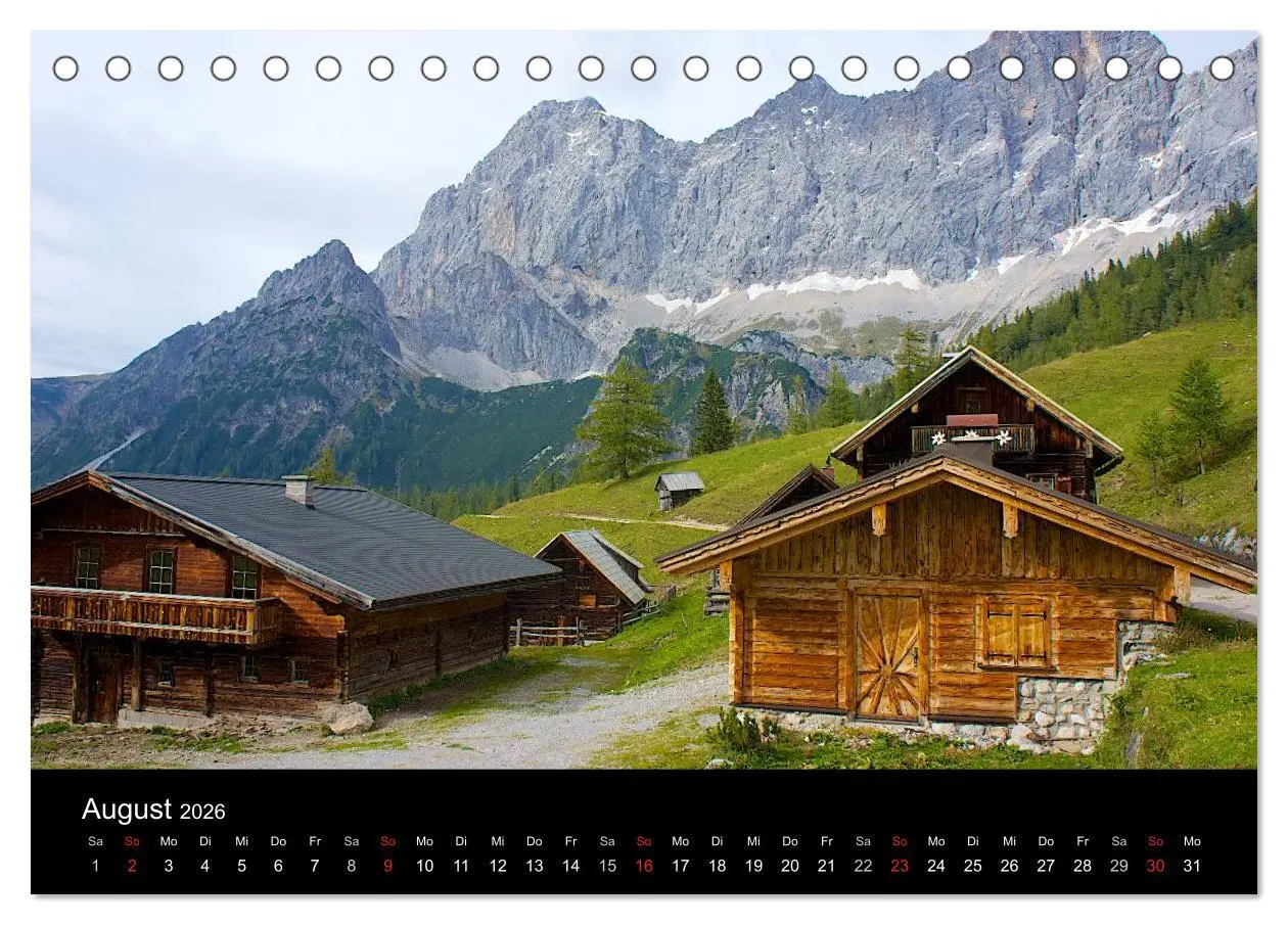 Bild: 9783516173529 | Der Dachstein - Massiv in den Alpen (Tischkalender 2026 DIN A5...