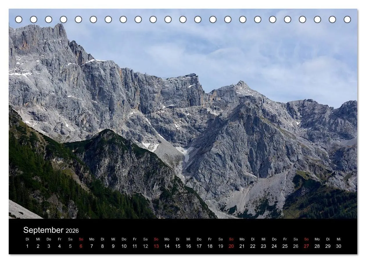 Bild: 9783516173529 | Der Dachstein - Massiv in den Alpen (Tischkalender 2026 DIN A5...