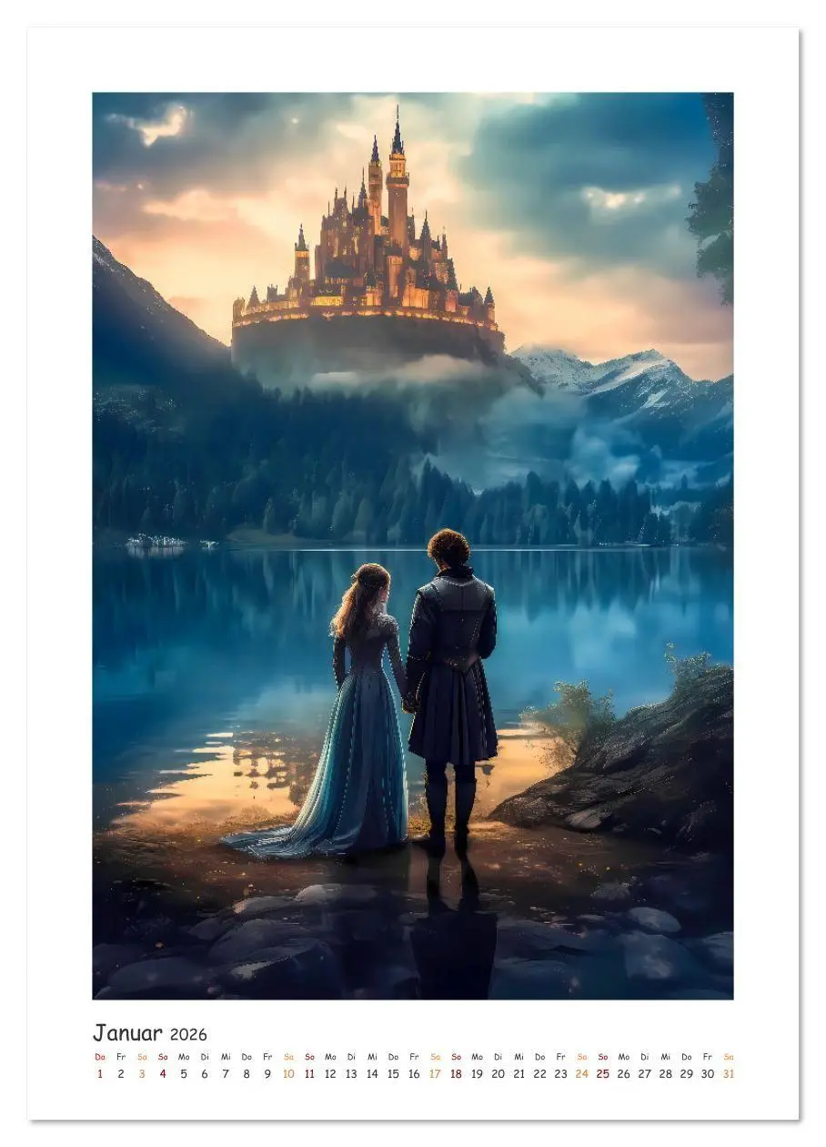 Bild: 9783516313529 | Die Drachenschlacht (Wandkalender 2026 DIN A2 hoch), CALVENDO...