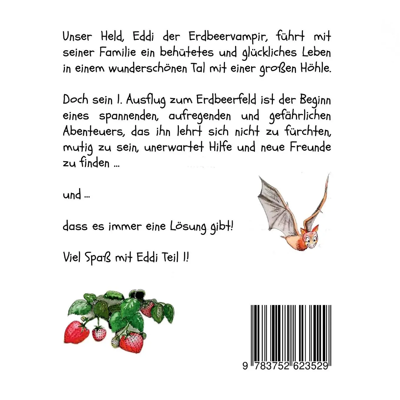 Rückseite: 9783752623529 | Die Abenteuer von Eddie Erdbeervampir | Peter Rhode | Taschenbuch