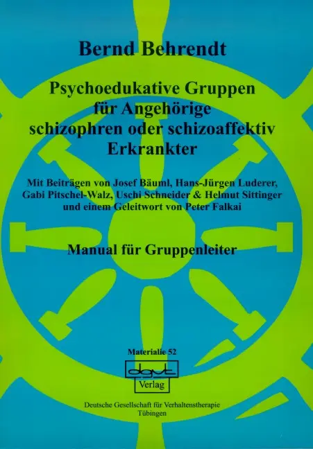 Cover: 9783871593529 | Psychoedukative Gruppen für Angehörige schizophren oder...