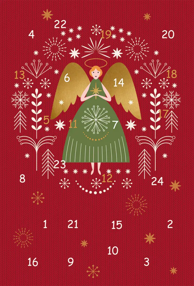 Cover: 4036526773629 | Himmlische Zeit für mich | Adventskalenderkarte | Deutsch | 2024