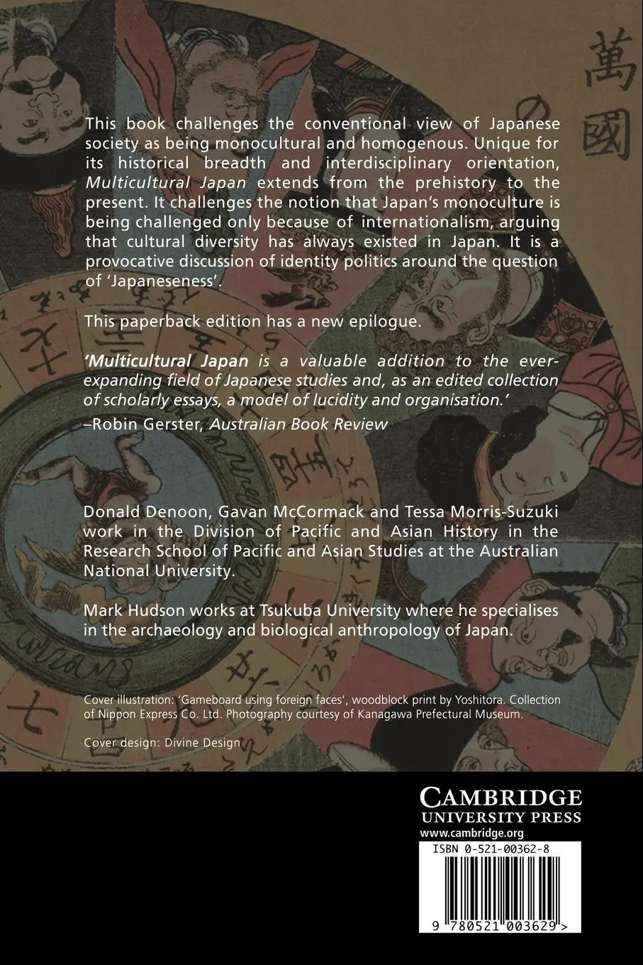 Rückseite: 9780521003629 | Multicultural Japan | Palaeolithic to Postmodern | Denoon (u. a.)