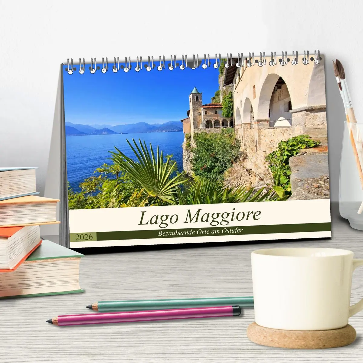 Bild: 9783457833629 | Lago Maggiore - Bezaubernde Orte am Ostufer (Tischkalender 2026 DIN...