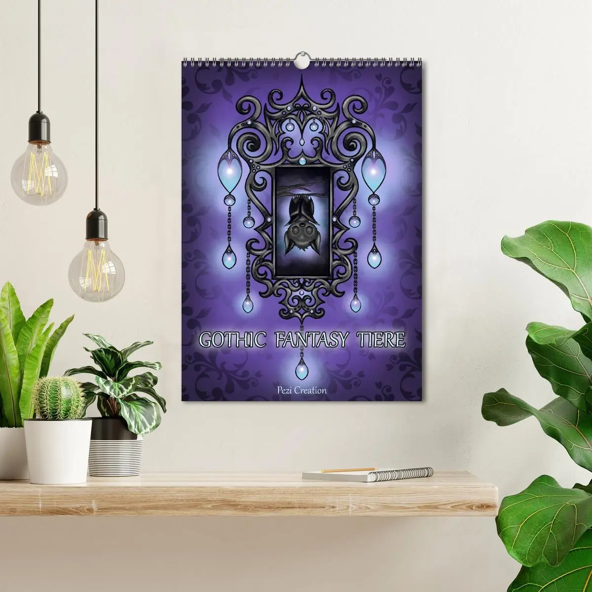 Bild: 9783516613629 | Gothic Fantasy Tiere (Wandkalender 2026 DIN A3 hoch), CALVENDO...
