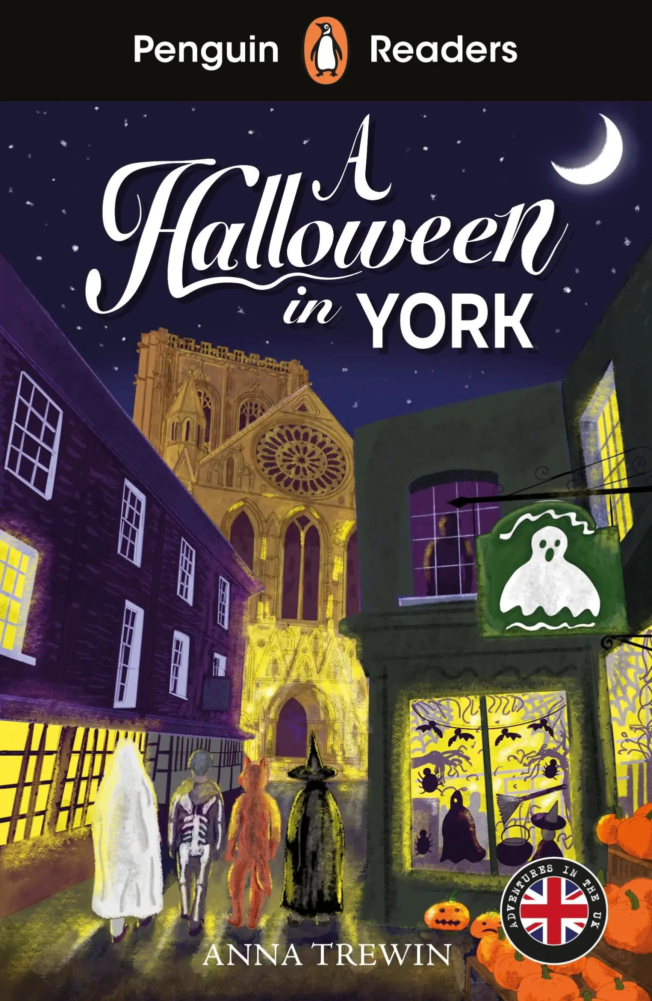 Cover: 9780241753729 | Penguin Readers Level 2: A Halloween in York (ELT Graded Reader)
