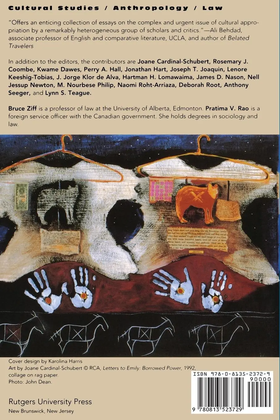 Rückseite: 9780813523729 | Borrowed Power | Essays on Cultural Appropriation | Bruce Ziff | Buch