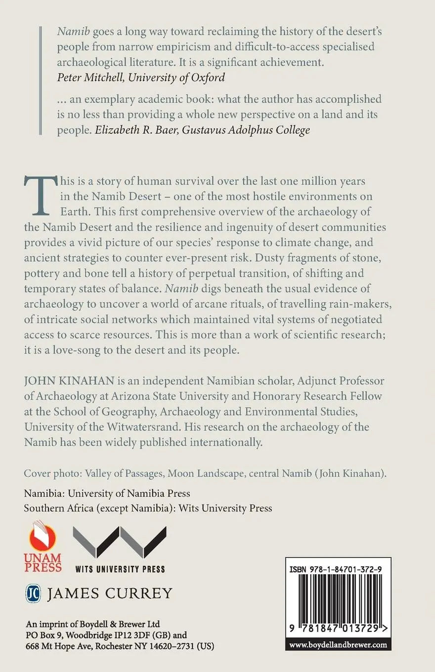 Rückseite: 9781847013729 | Namib | The archaeology of an African desert | John Kinahan | Buch