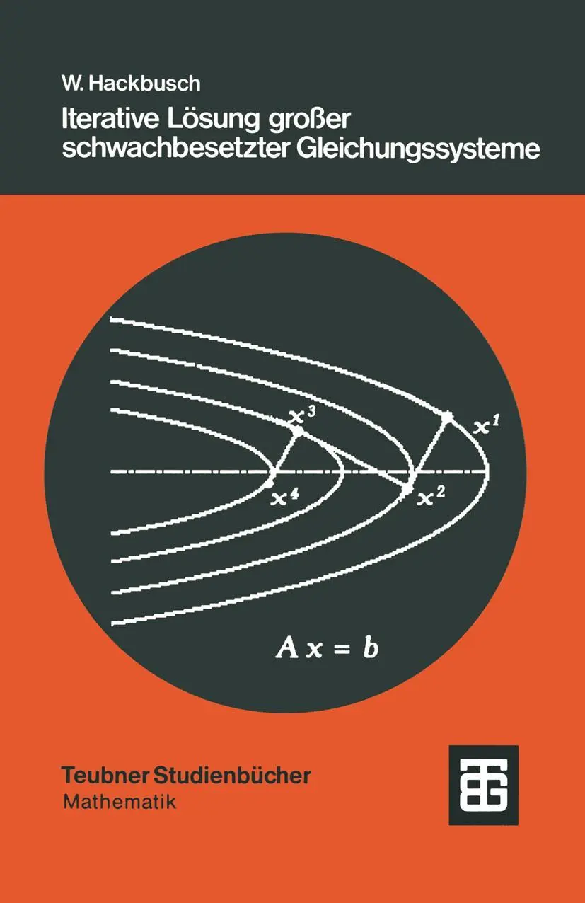 Cover: 9783519123729 | Iterative Lösung großer schwachbesetzter Gleichungssysteme | Hackbusch