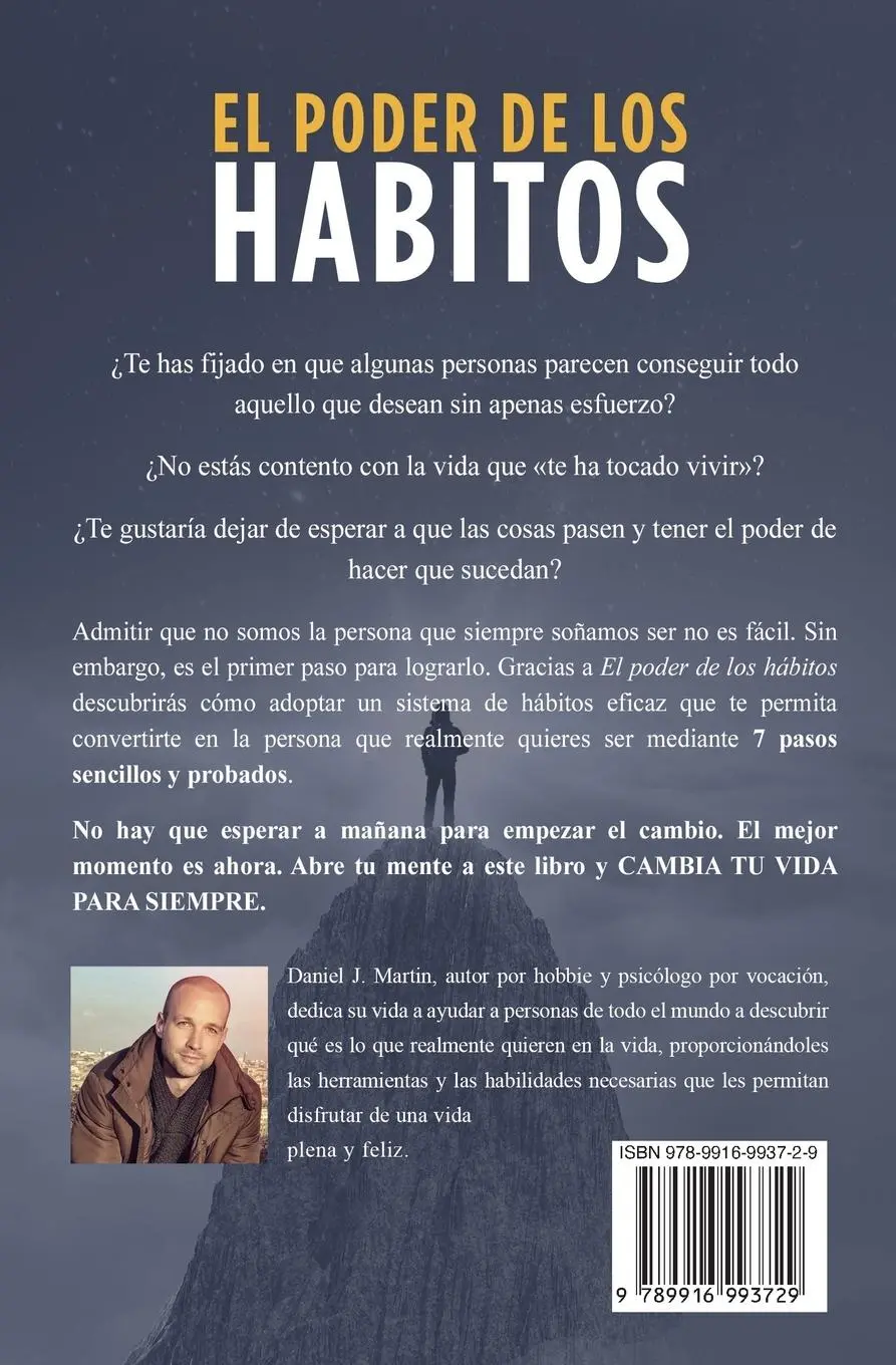 Rückseite: 9789916993729 | El poder de los hábitos | Daniel J. Martin | Taschenbuch | Spanisch
