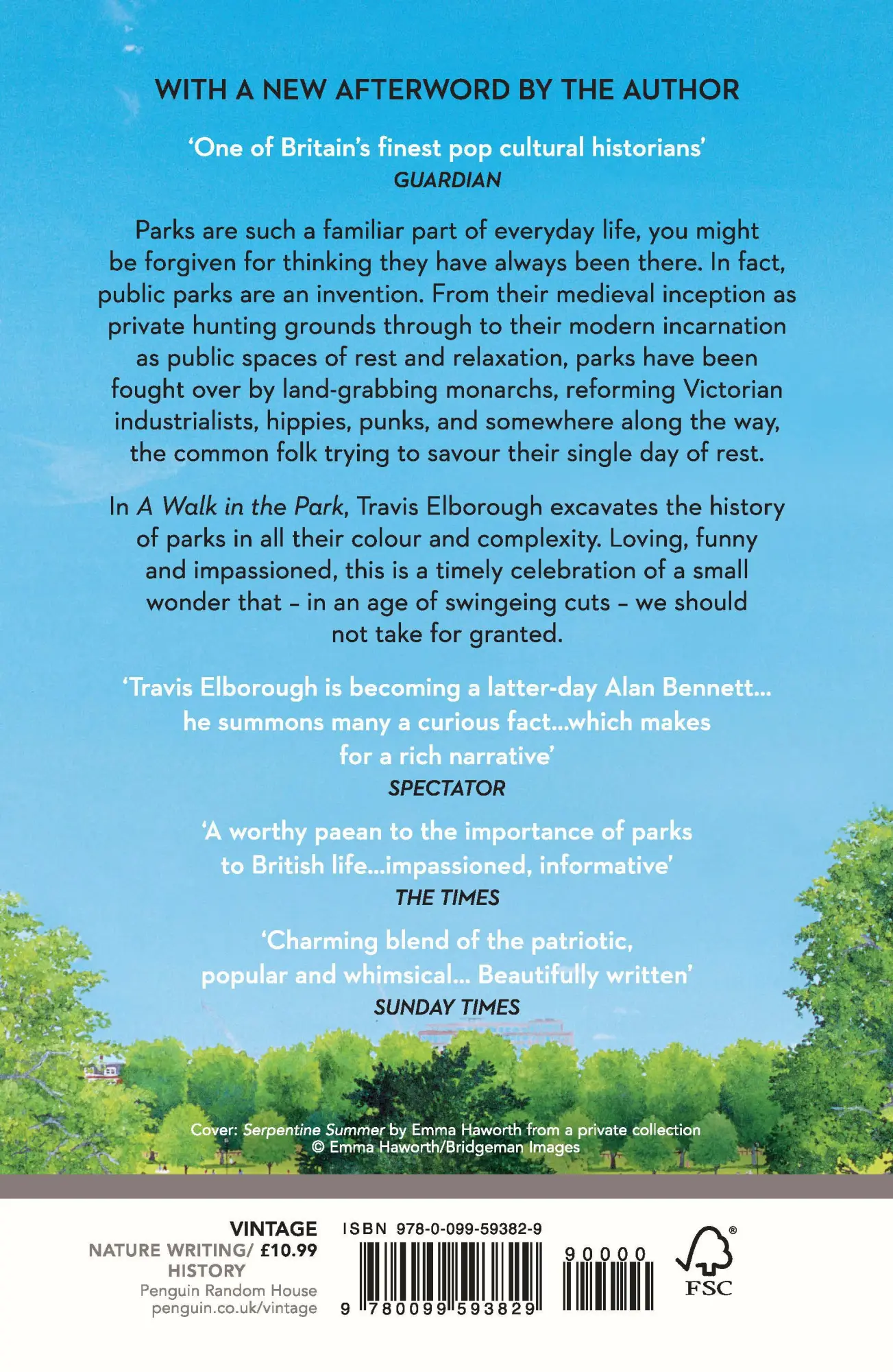 Rückseite: 9780099593829 | A Walk in the Park | The Life and Times of a People's Institution
