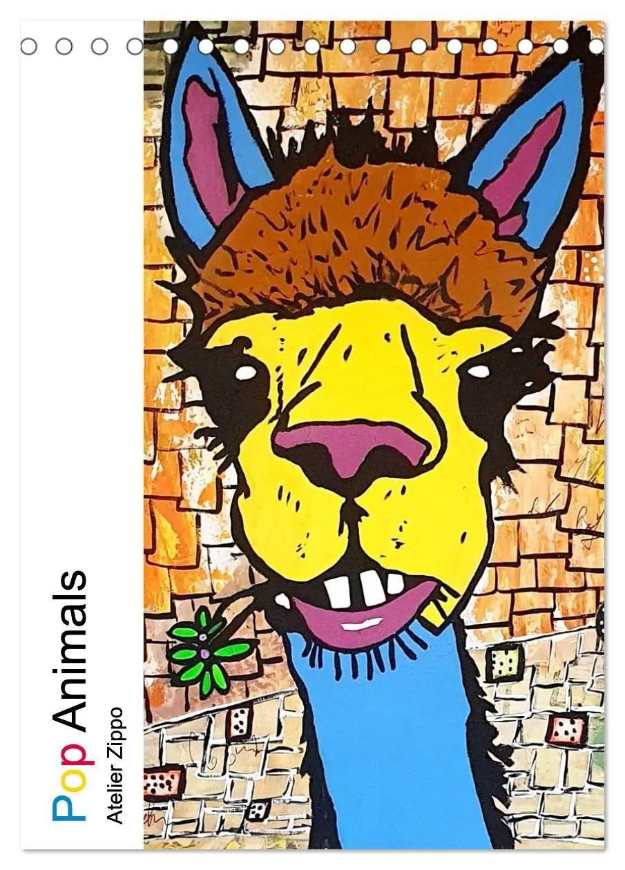 Cover: 9783516693829 | Pop Art Animals - Atelier Zippo (Tischkalender 2026 DIN A5 hoch),...
