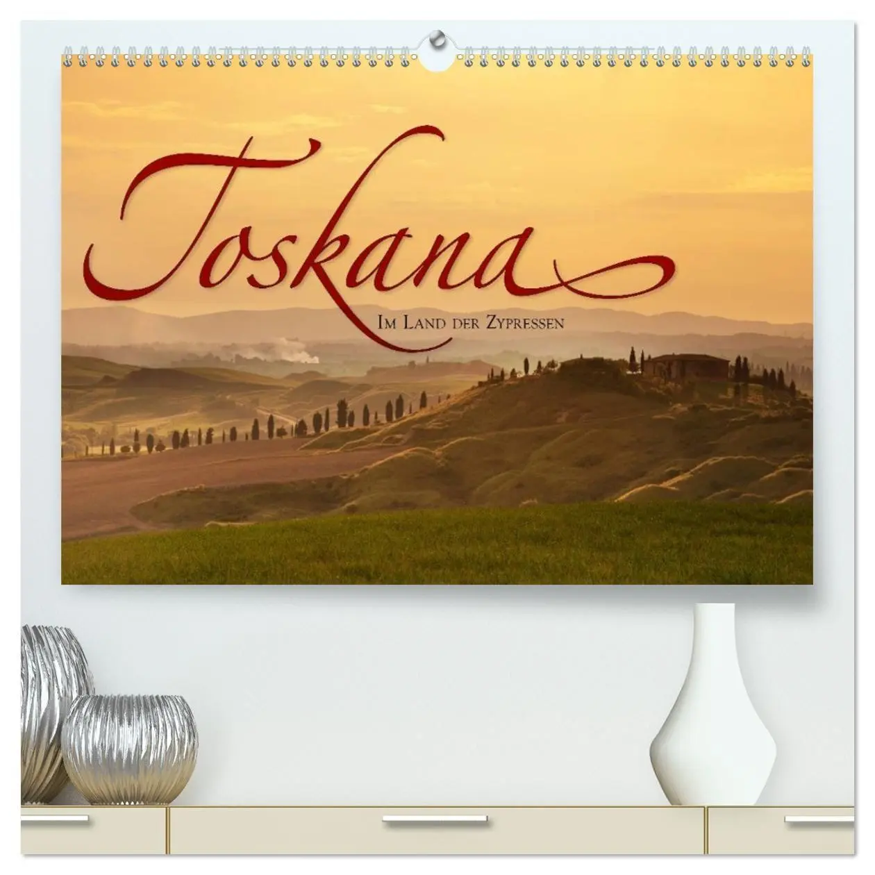 Cover: 9783594123829 | TOSKANA Im Land der Zypressen (hochwertiger Premium Wandkalender...