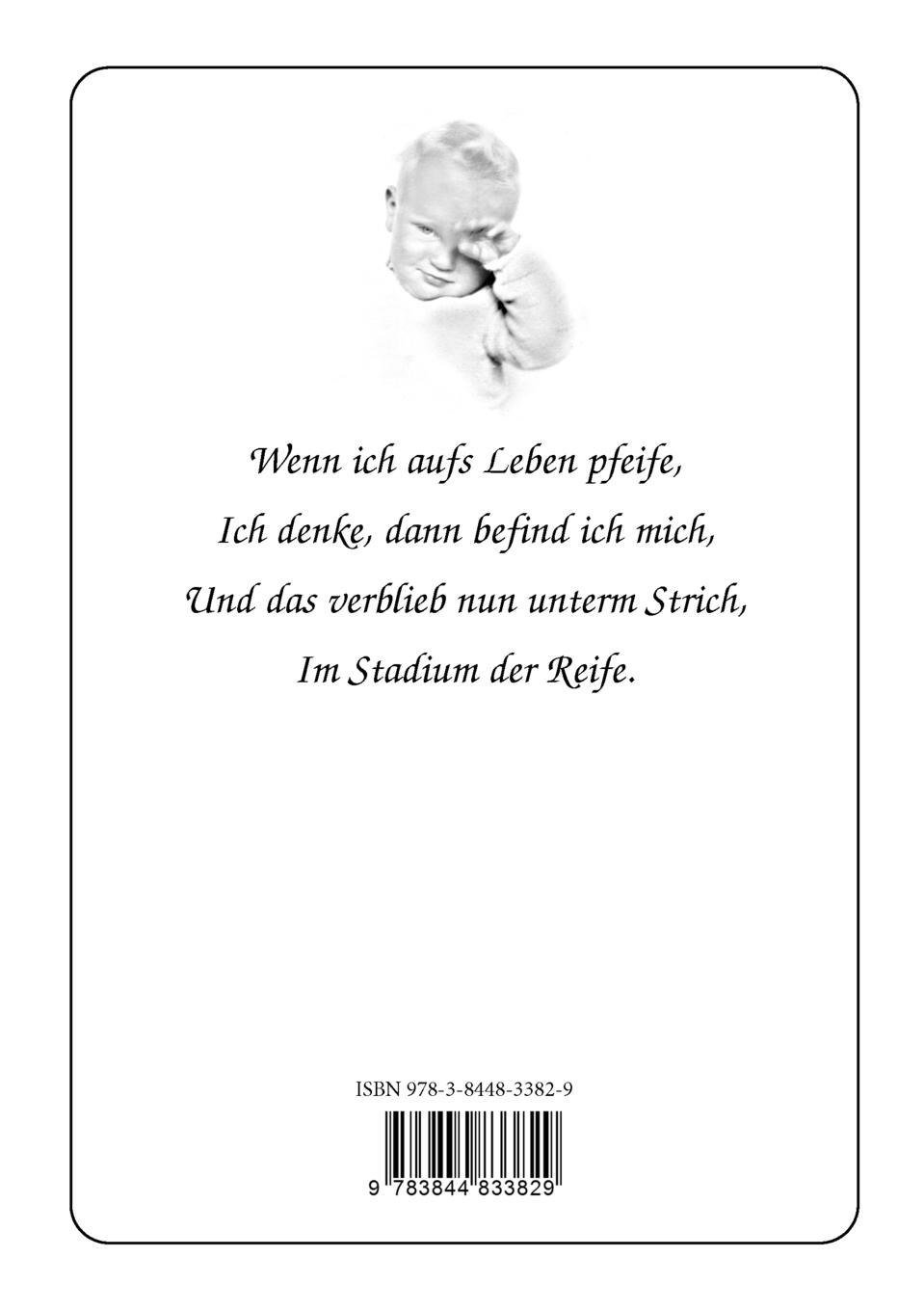 Rückseite: 9783844833829 | Im Stadium der Reife | Hubertus Scheurer | Taschenbuch | 124 S. | 2012