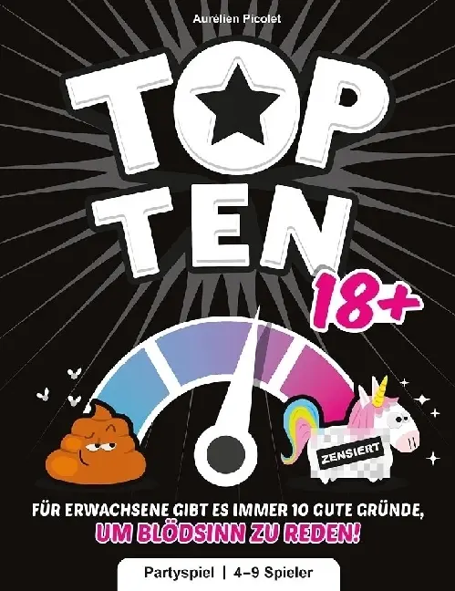 Cover: 4015566603929 | Top Ten 18+ | Aurélien Picolet | Spiel | COGD0009 | 2022 | Asmodee