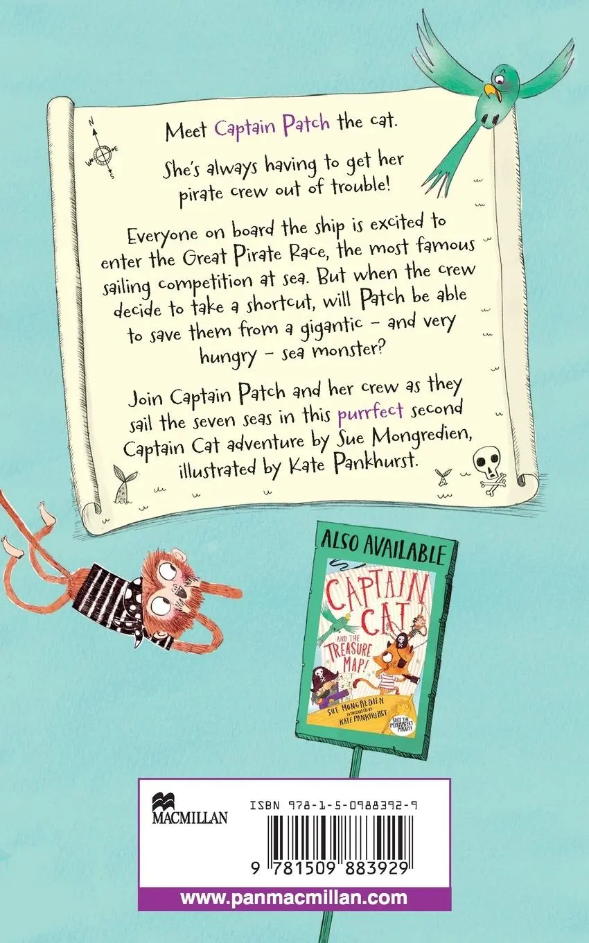 Rückseite: 9781509883929 | Captain Cat and the Great Pirate Race | Sue Mongredien | Taschenbuch