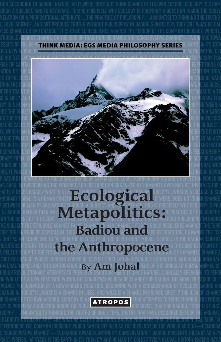 Cover: 9781940813929 | Ecological Metapolitics | Badiou and the Anthropocene | Am Johal