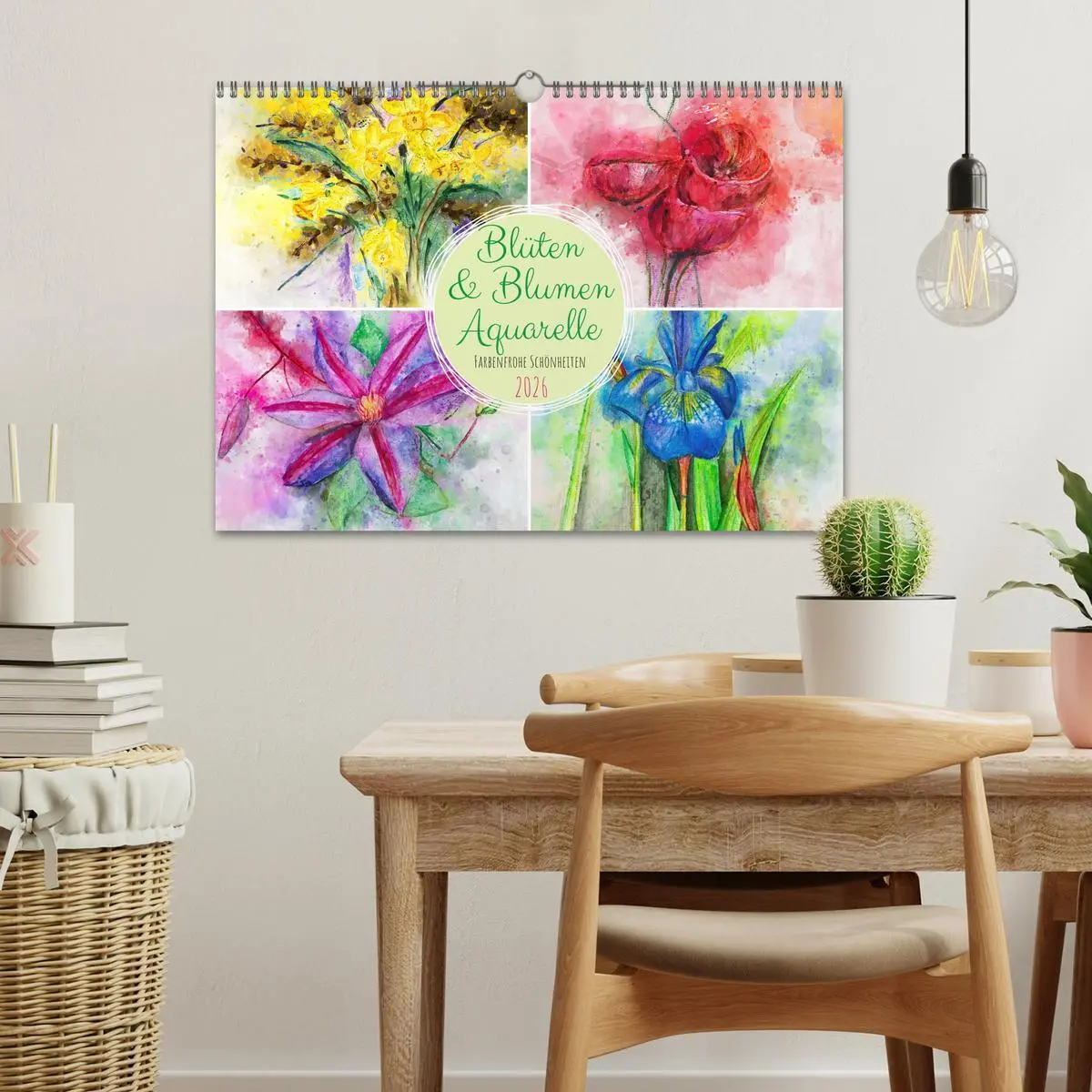 Bild: 9783457593929 | Blüten &amp; Blumen Aquarelle - Farbenfrohe Schönheiten (Wandkalender...