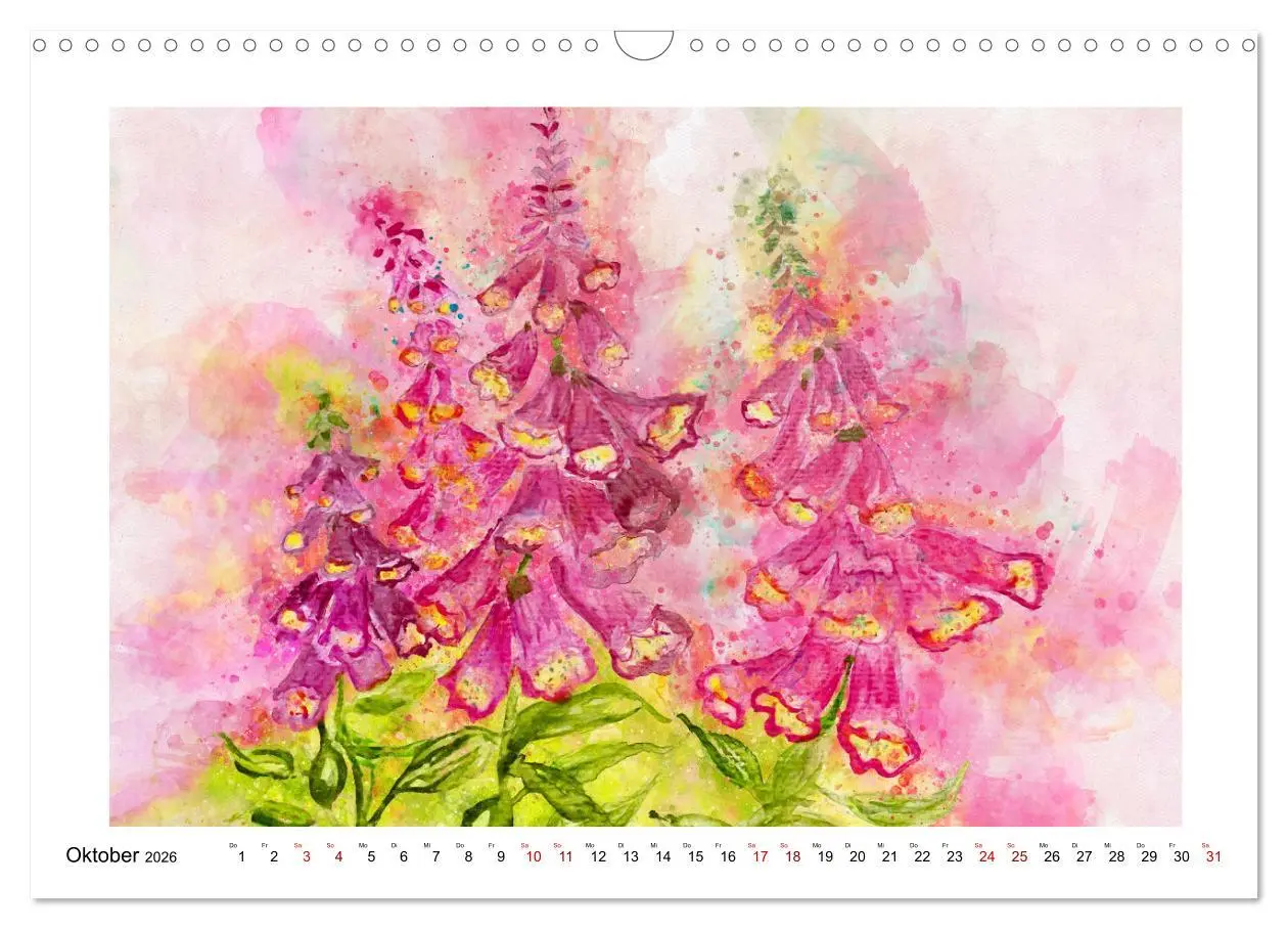 Bild: 9783457593929 | Blüten &amp; Blumen Aquarelle - Farbenfrohe Schönheiten (Wandkalender...
