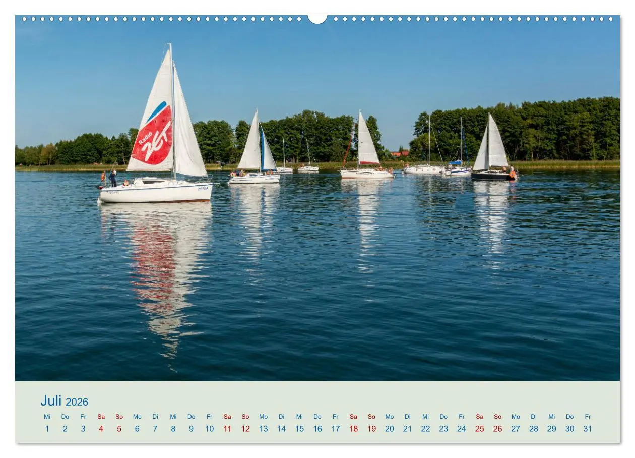 Bild: 9783457733929 | Wunderschönes Masuren (Wandkalender 2026 DIN A2 quer), CALVENDO...