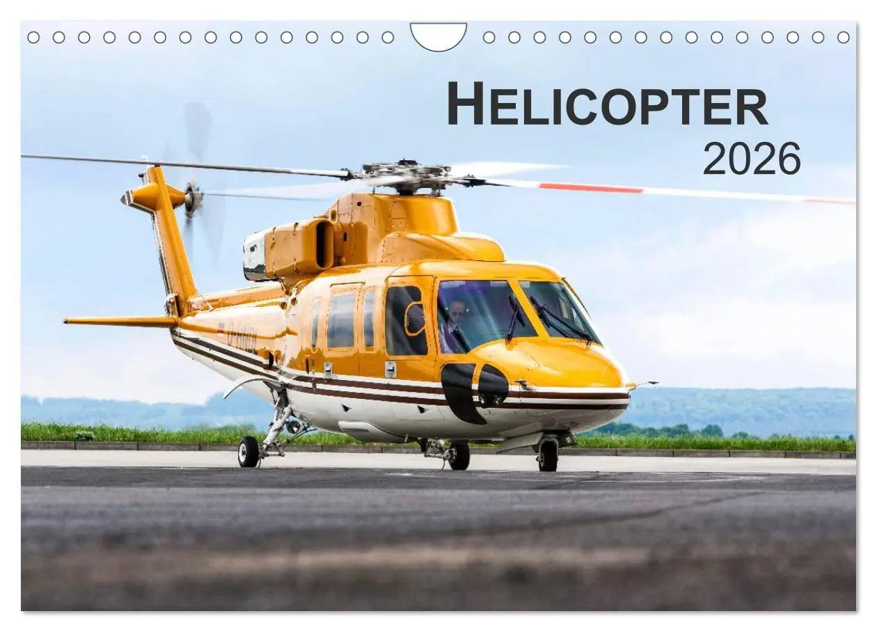 Cover: 9783516203929 | Helicopter 2026 (Wandkalender 2026 DIN A4 quer), CALVENDO...