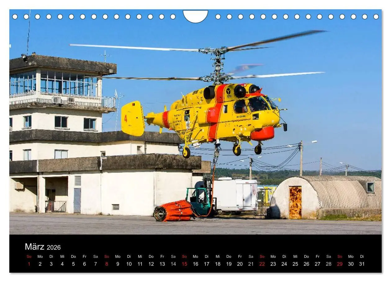 Bild: 9783516203929 | Helicopter 2026 (Wandkalender 2026 DIN A4 quer), CALVENDO...