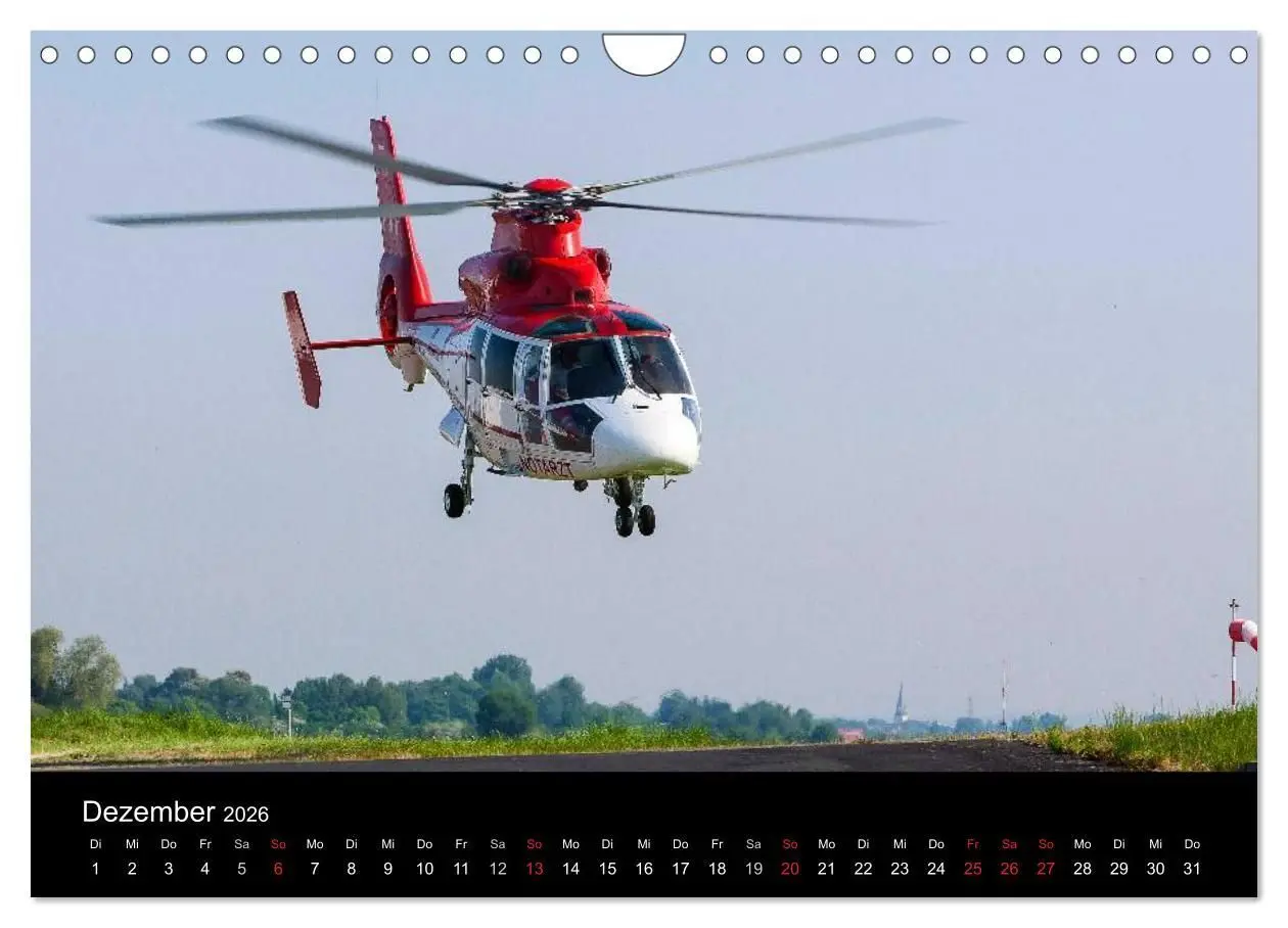 Bild: 9783516203929 | Helicopter 2026 (Wandkalender 2026 DIN A4 quer), CALVENDO...