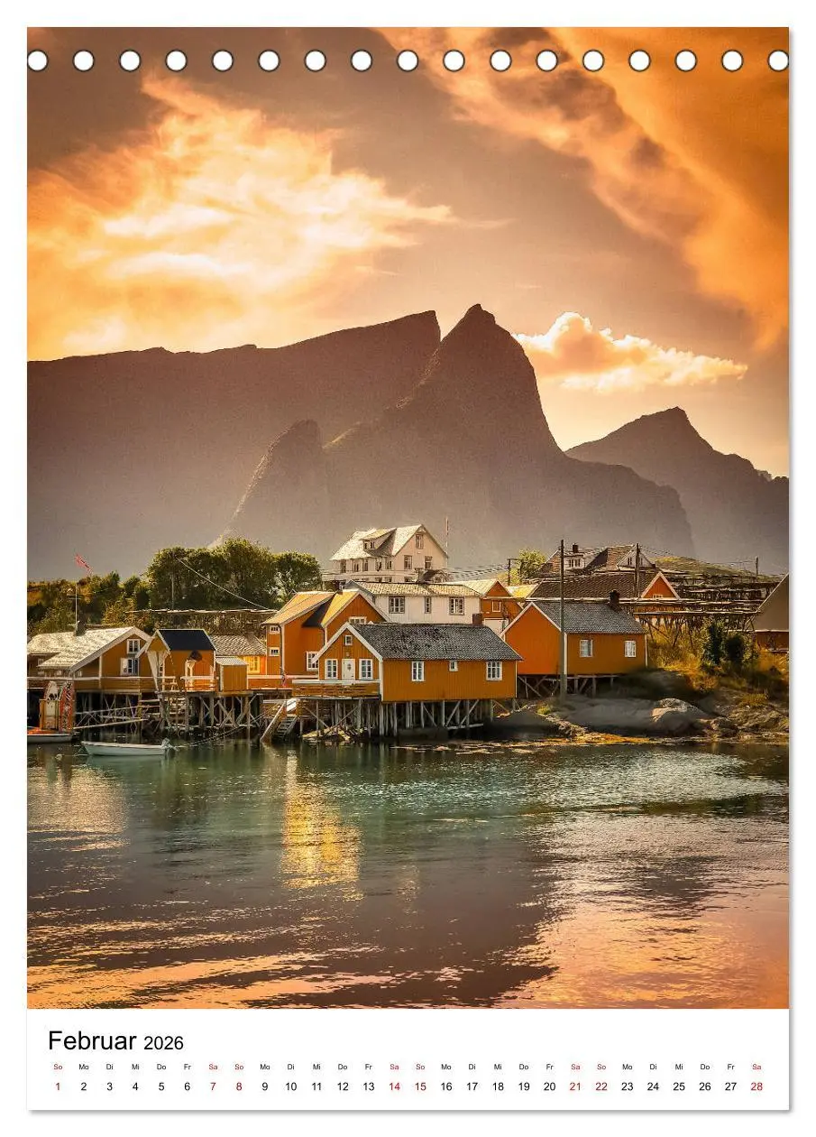 Bild: 9783516373929 | Norwegen - Eine Reise durch das skandinavische Land. (Tischkalender...