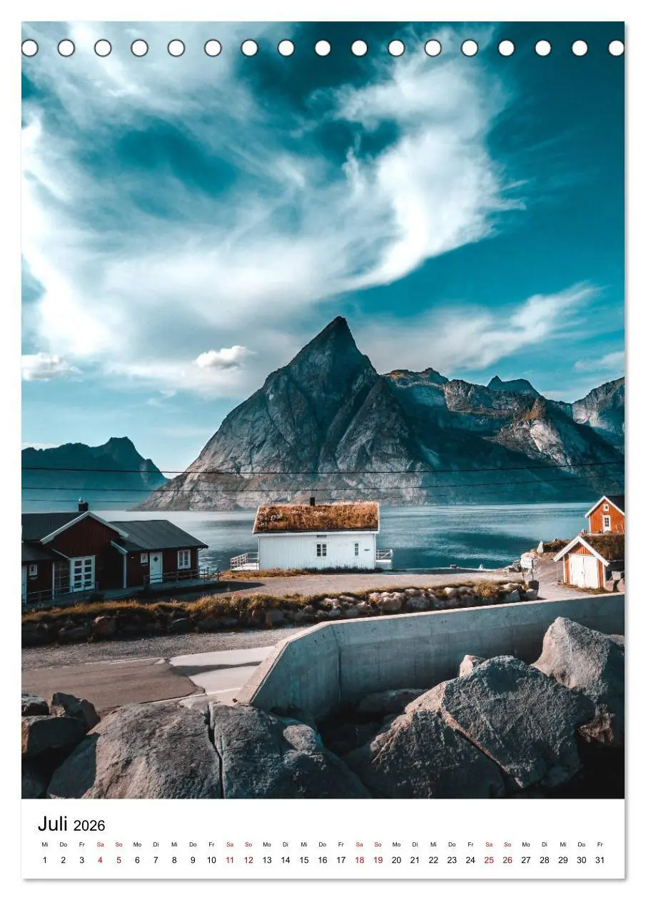 Bild: 9783516373929 | Norwegen - Eine Reise durch das skandinavische Land. (Tischkalender...