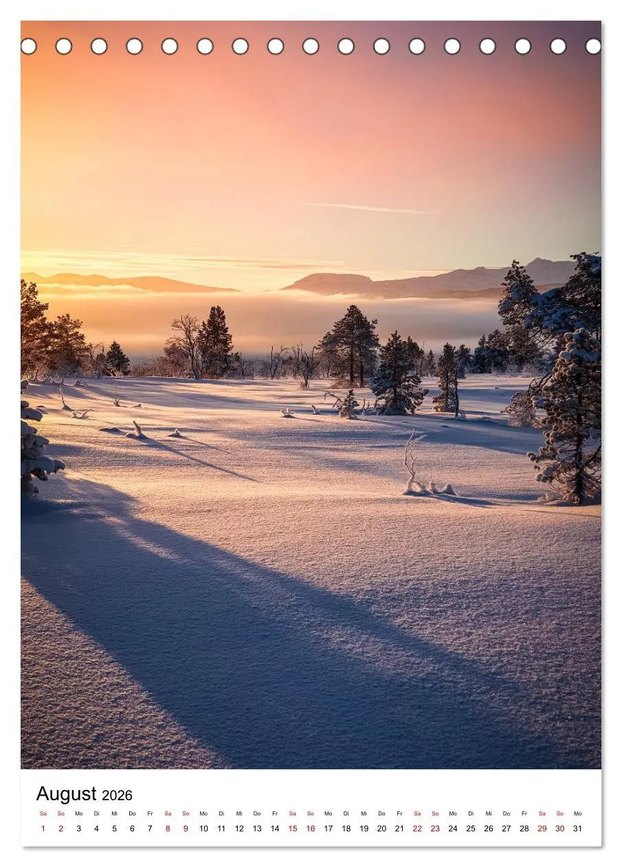Bild: 9783516373929 | Norwegen - Eine Reise durch das skandinavische Land. (Tischkalender...
