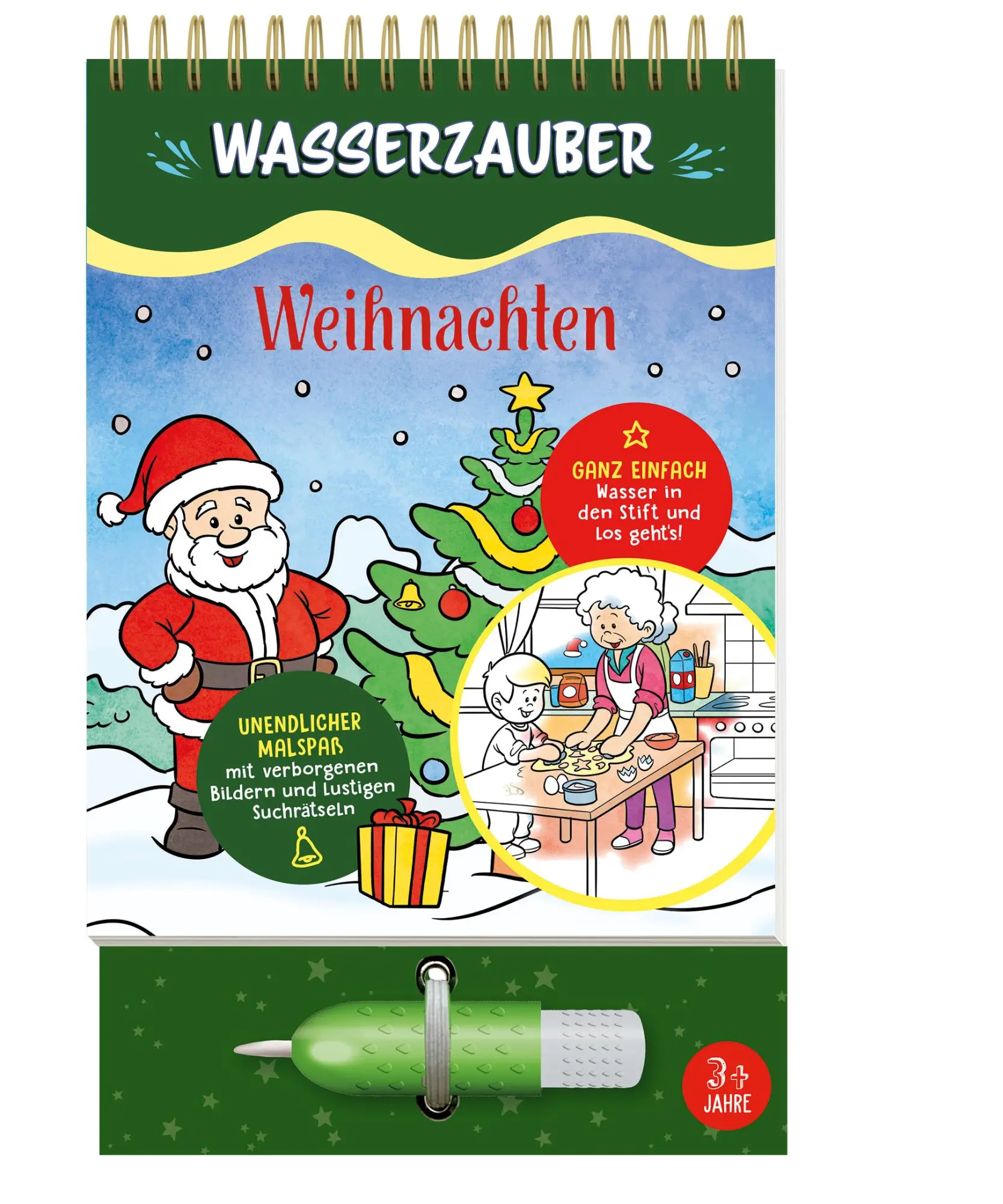 Cover: 9783849943929 | Weihnachten Wasserzauber Malbuch | Buch | 10 S. | Deutsch | 2025