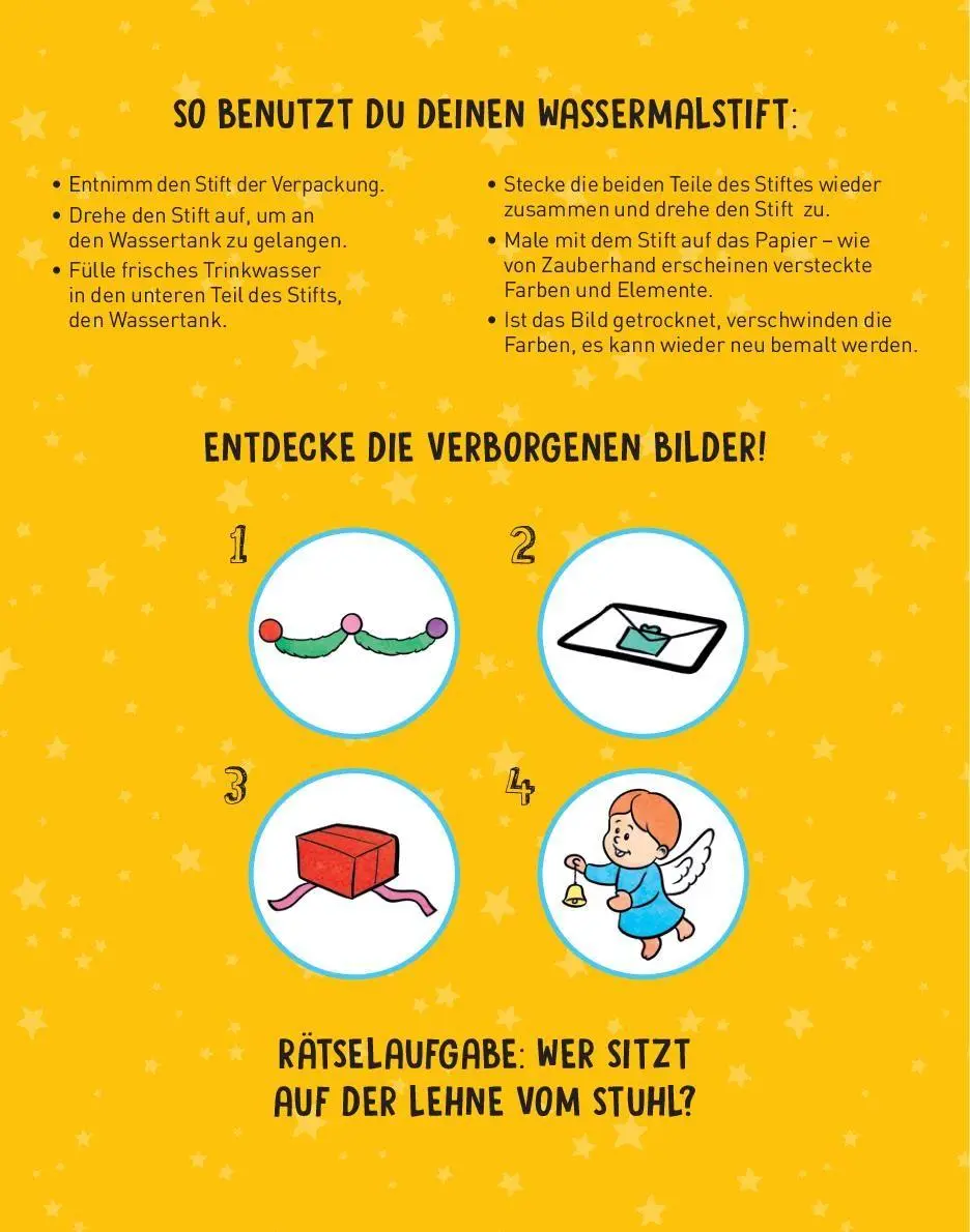 Bild: 9783849943929 | Weihnachten Wasserzauber Malbuch | Buch | 10 S. | Deutsch | 2025