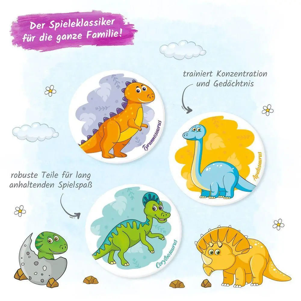 Bild: 4251901504029 | Trötsch Memo Spiel Dinosaurier | Kartenspiel Gedächtnisspiel | Co.KG